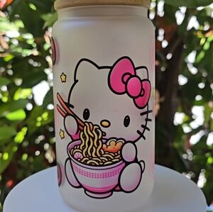 16oz Frosted Glass Tumbler